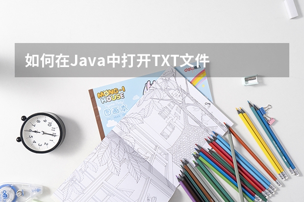 如何在Java中打开TXT文件